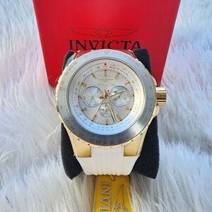 Invicta Gold and White Watch Original Brand New